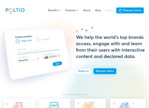 How polt.io looks like on a tablet such as an iPad.