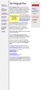 How polygraphplace.com looks like on a mobile device such as an iPhone.