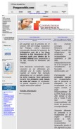 How pongasealdia.com looks like on a mobile device such as an iPhone.