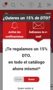 How pontemasfuerte.com looks like on a mobile device such as an iPhone.