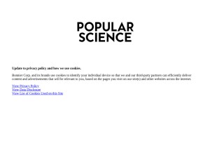 How popsci.com looks like on a tablet such as an iPad.