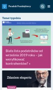 How poradnikprzedsiebiorcy.pl looks like on a mobile device such as an iPhone.