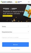 How portalinmobiliario.com looks like on a mobile device such as an iPhone.