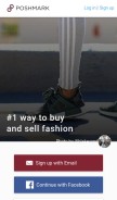 How posh.mk looks like on a mobile device such as an iPhone.