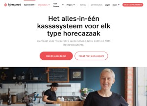 How posios.com looks like on a tablet such as an iPad.