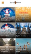 How positivefox.com looks like on a mobile device such as an iPhone.