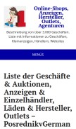 How posrednikvgermany.com looks like on a mobile device such as an iPhone.