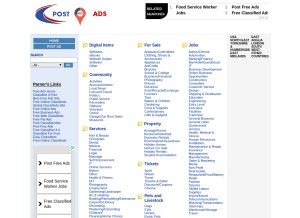 How posthereads.com looks like on a tablet such as an iPad.