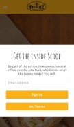 How potbelly.com looks like on a mobile device such as an iPhone.