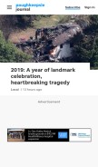 How poughkeepsiejournal.com looks like on a mobile device such as an iPhone.