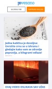 How povezano.com looks like on a mobile device such as an iPhone.