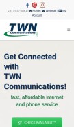 How powerc.net looks like on a mobile device such as an iPhone.