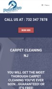 How powerprocarpetcleaning.com looks like on a mobile device such as an iPhone.