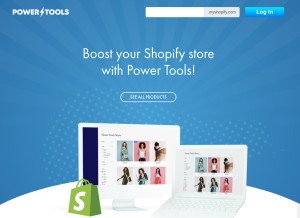 How powertoolsapp.com looks like on a tablet such as an iPad.