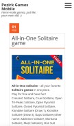 How pozirk.com looks like on a mobile device such as an iPhone.