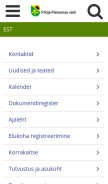 How pparnumaa.ee looks like on a mobile device such as an iPhone.