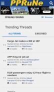 How pprune.org looks like on a mobile device such as an iPhone.