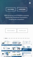 How pptwork.com looks like on a mobile device such as an iPhone.