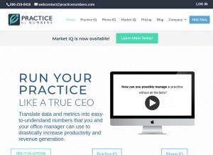 How practicenumbers.com looks like on a tablet such as an iPad.