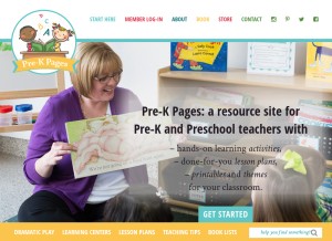 How pre-kpages.com looks like on a tablet such as an iPad.
