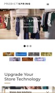How predictspring.com looks like on a mobile device such as an iPhone.