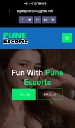How preetydesai.com looks like on a mobile device such as an iPhone.