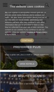 How preferredhotels.com looks like on a mobile device such as an iPhone.