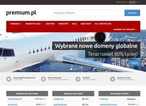How premium.pl looks like on a tablet such as an iPad.