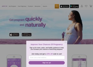 How premom.com looks like on a tablet such as an iPad.