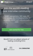 How preplounge.com looks like on a mobile device such as an iPhone.