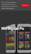 How pressmatrix.com looks like on a mobile device such as an iPhone.