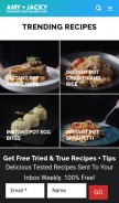 How pressurecookrecipes.com looks like on a mobile device such as an iPhone.