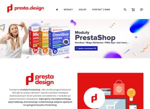 How presta.design looks like on a tablet such as an iPad.