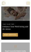 How prestigeluxuryhealthclub.com looks like on a mobile device such as an iPhone.