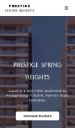 How prestigespringheights.co looks like on a mobile device such as an iPhone.