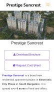 How prestigessuncrest.live looks like on a mobile device such as an iPhone.