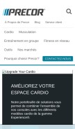 How preva.com looks like on a mobile device such as an iPhone.