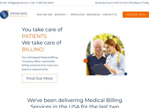 How prgmd.com looks like on a tablet such as an iPad.