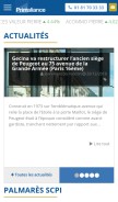 How primaliance.com looks like on a mobile device such as an iPhone.