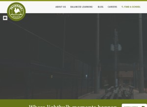 How primroseschools.com looks like on a tablet such as an iPad.