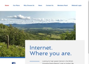 How pris.ca looks like on a tablet such as an iPad.