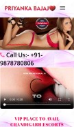 How priyankabajaj.in looks like on a mobile device such as an iPhone.