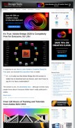 How prodesigntools.com looks like on a mobile device such as an iPhone.
