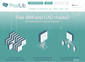 How prodlib.com looks like on a tablet such as an iPad.