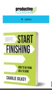 How productiveflourishing.com looks like on a mobile device such as an iPhone.