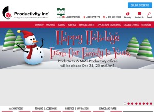 How productivity.com looks like on a tablet such as an iPad.