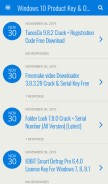 How productkeyfree.org looks like on a mobile device such as an iPhone.