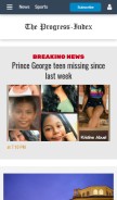 How progress-index.com looks like on a mobile device such as an iPhone.