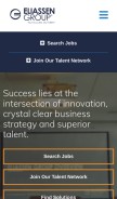 How project1.com looks like on a mobile device such as an iPhone.
