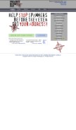 How projecthoneypot.org looks like on a mobile device such as an iPhone.
